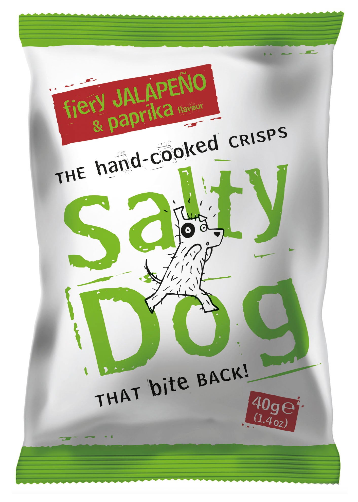 Salty Dog - Fiery Jalapeno & Paprika 24x40g *NEW*