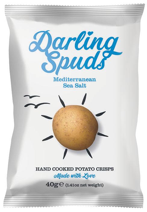 Darling Spuds 30x40g Mediterranean Sea Salt