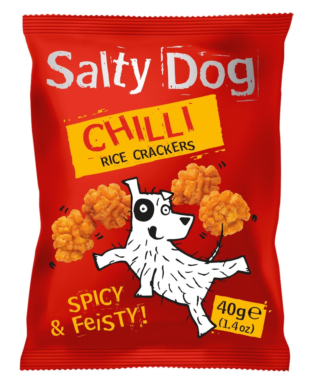 ※まっこり Salty Style STLS-962M40-KR new* Salty Dog Chilli Rice Crackers 12x40g – Salty Dog Brands Ltd