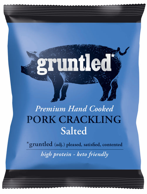 Gruntled Pork Crackling Salted 20x35g