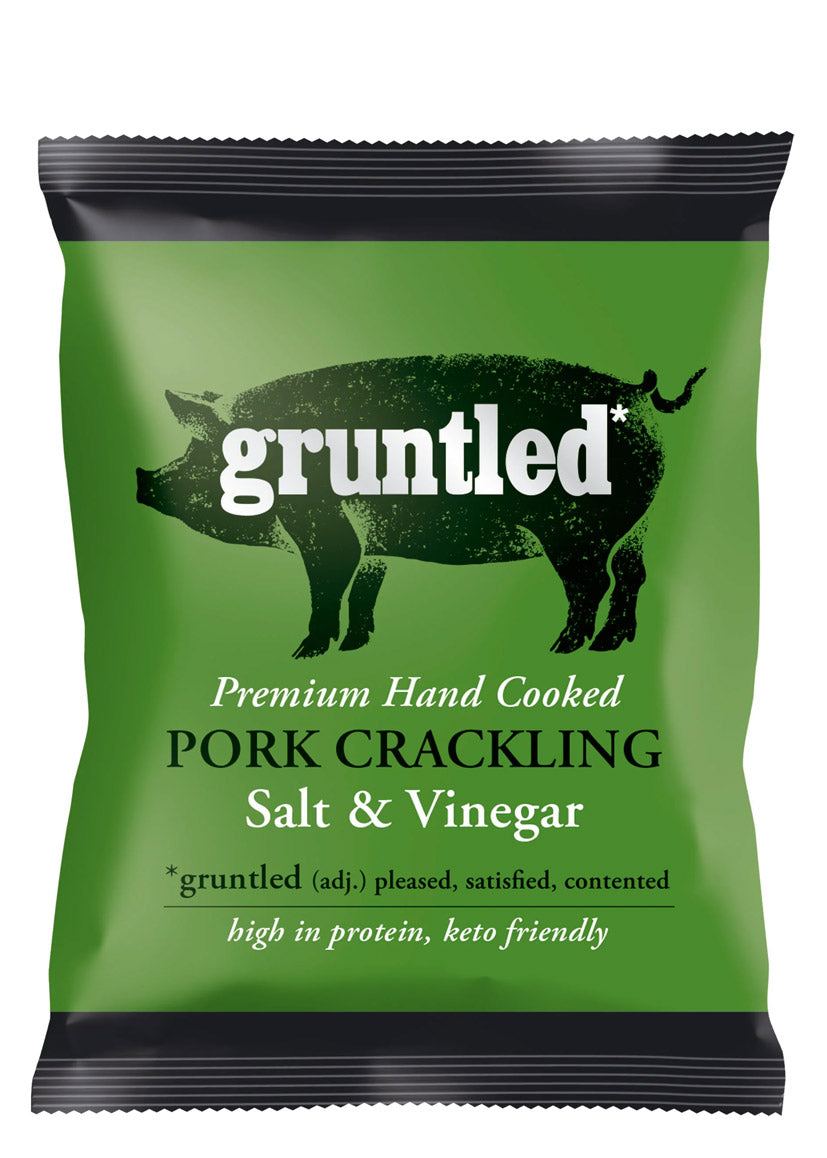 Gruntled Crackling Salt & Vinegar 20x35g
