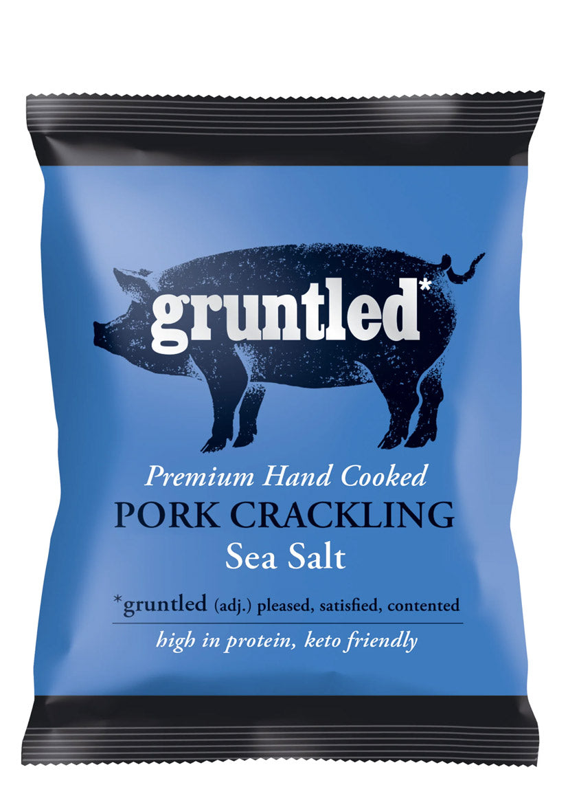 Gruntled Pork Crackling Sea Salt 20x35g