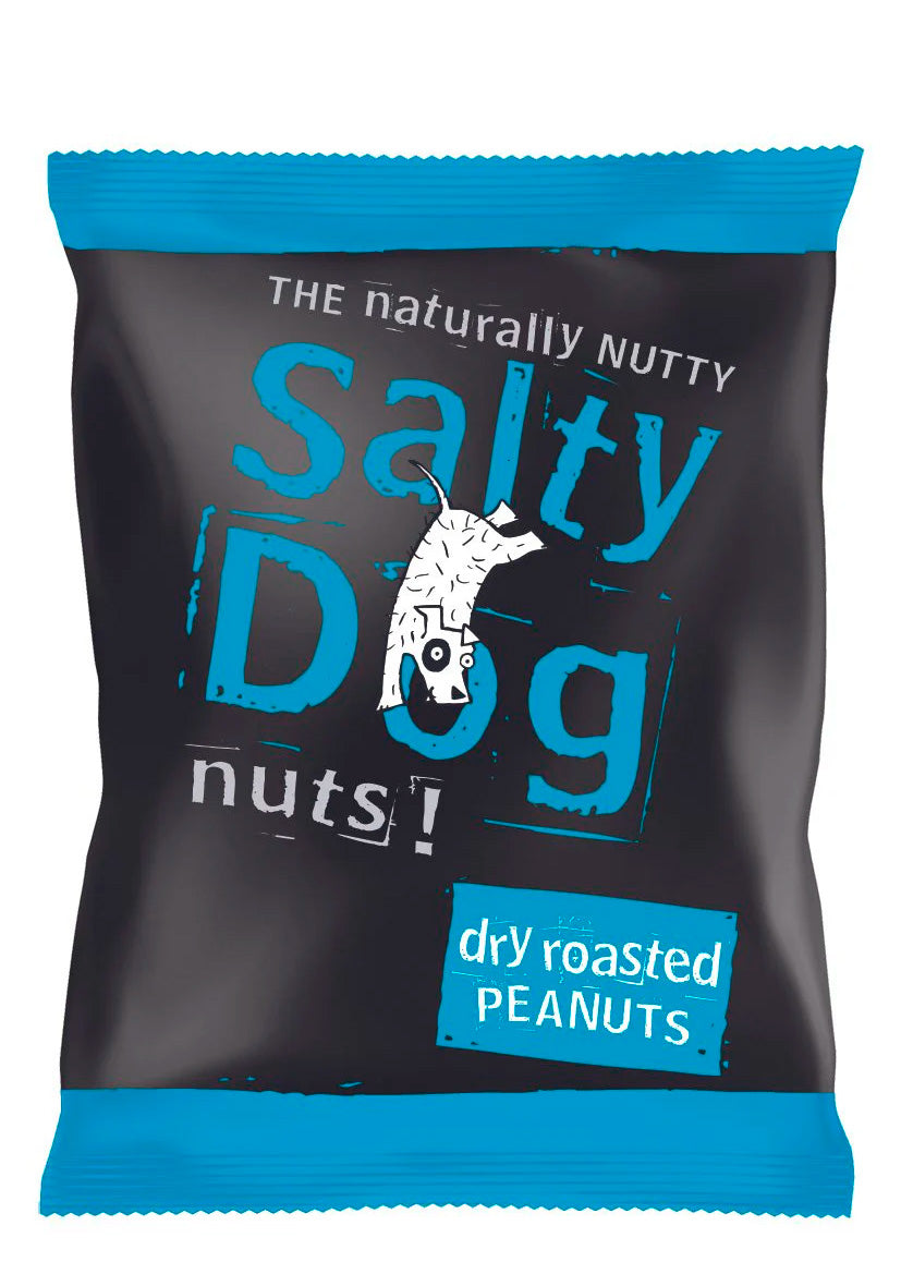 Salty Dog Dry Roasted Peanuts 24x45g